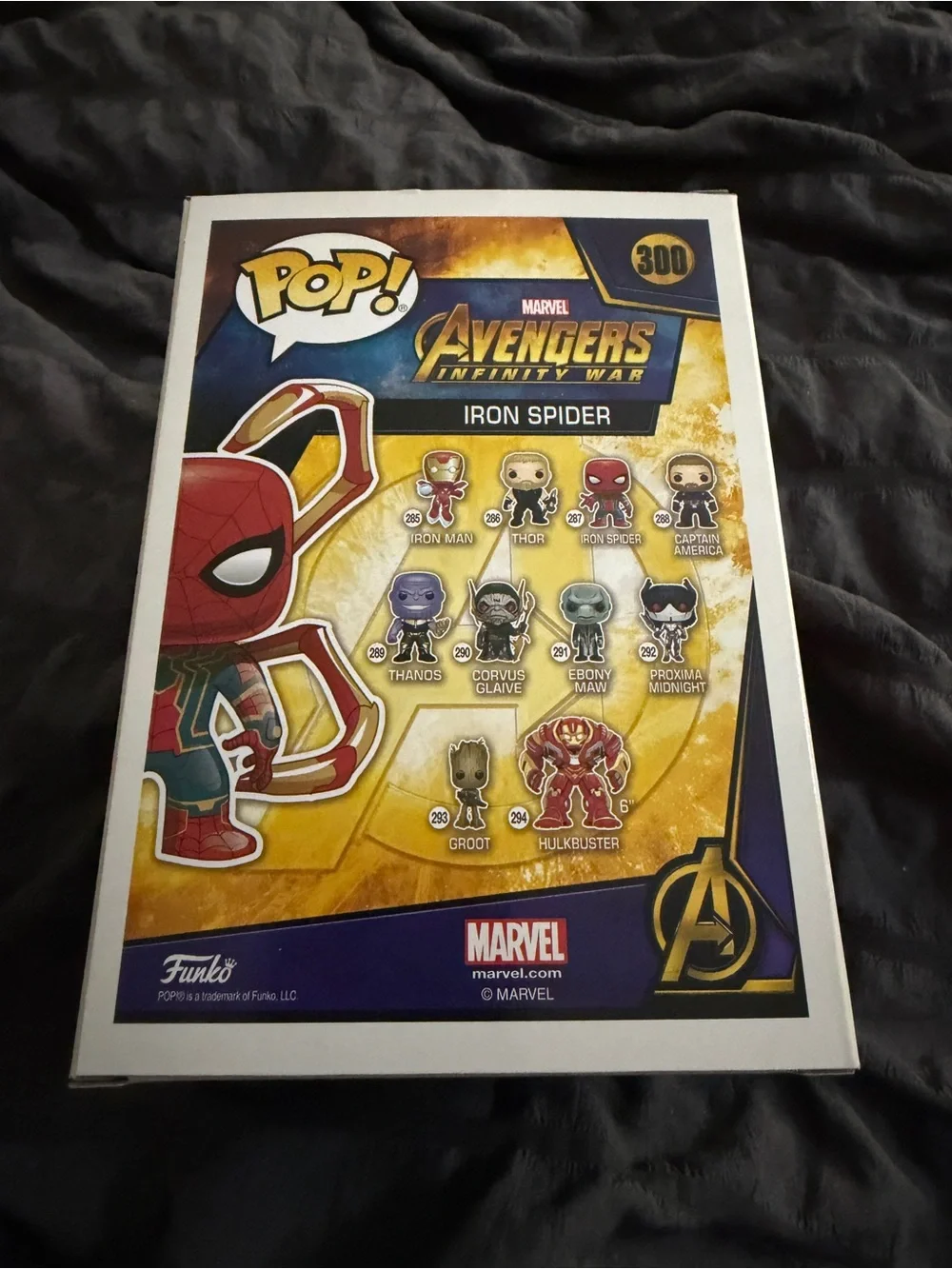 Funko Pop! Iron Spider #300 Target Exclusive Avengers Infinity War Spider Legs